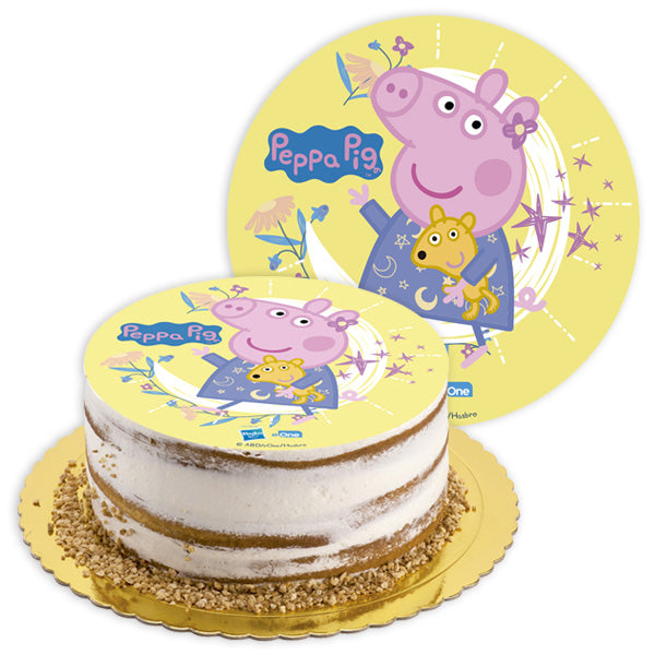 Tortenaufleger Peppa Pig, Reispapier, 15.5 cm