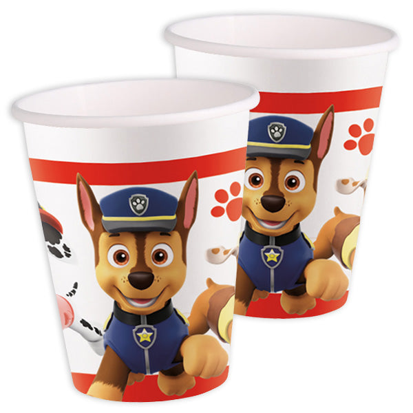 Paw Patrol Party Becher, Ready for action, FSC, 8er Pack