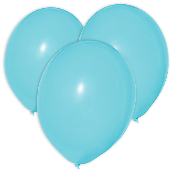 Luftballons, hellblau, 10er Pack
