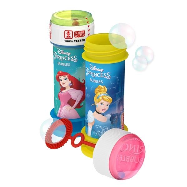 Seifenblasen Disney Prinzessinnen, mit Geduldspiel im Deckel, 1 Stk.