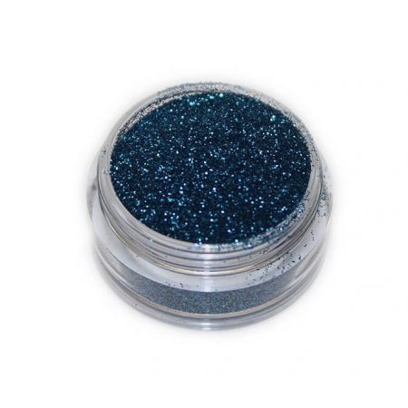 Nachhaltiger Bio Glitzer Ybody für Glitzertattoos, ozeanblau