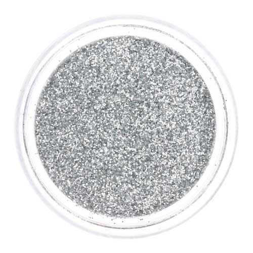 Nachhaltiger Bio Glitzer Ybody für Glitzertattoos, silber kinderparties-shop