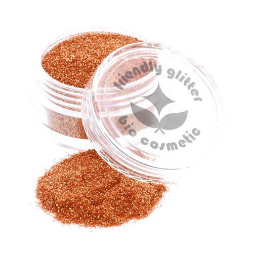 Nachhaltiger Bio Glitzer Ybody für Glitzertattoos, orange