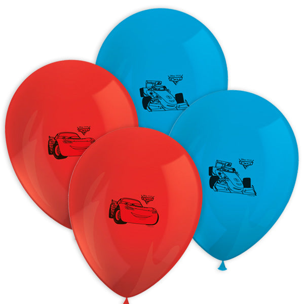 Luftballons Cars, 8er Pack, 30cm
