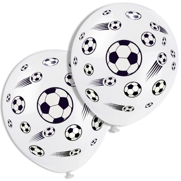 Luftballons, Fussball, 5er Pack