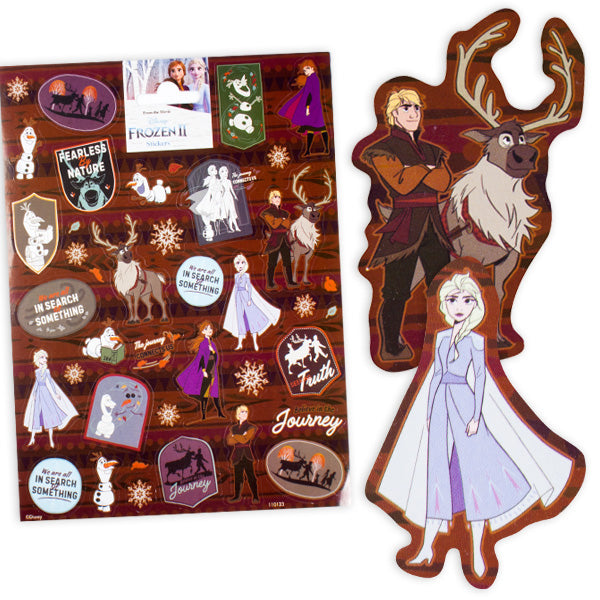 Stickers, Frozen, 1 Karte, 16 Sticker