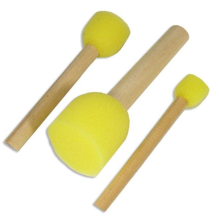 Schwammstempel für Kinderschminken, 3 Stempel Grössen in einem Set image