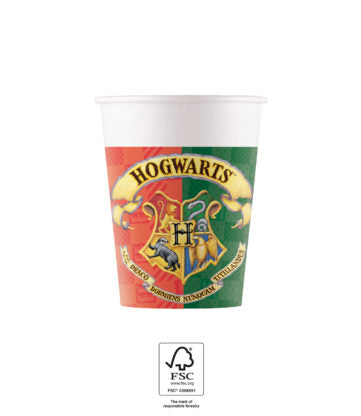 Party Becher Hogwarts Häuser, Harry Potter, 8 Stk, FSC