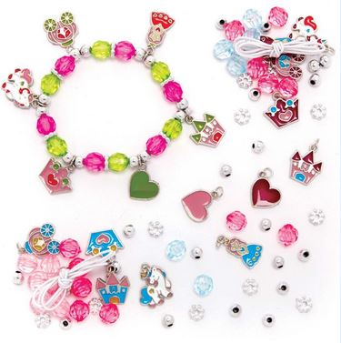 Bastelsets Bettelarmband, Prinzessin, 3er Pack