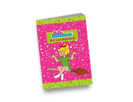 Bibi Blocksberg Partygeschenk Mal- und Rätselheft, A6 image