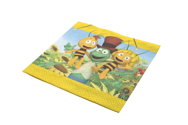 Servietten Biene Maja, 33x33 cm, 20er-Pack, Ihr Party Onlineshop ...