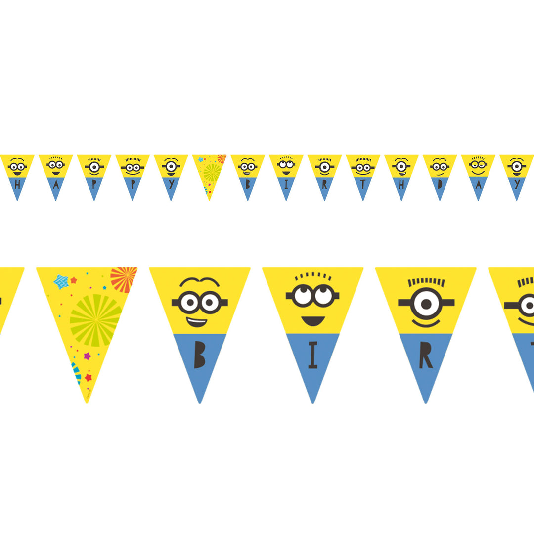 Buchstabenkette Happy Birthday, Minions / Despicable Me, 3.3 m