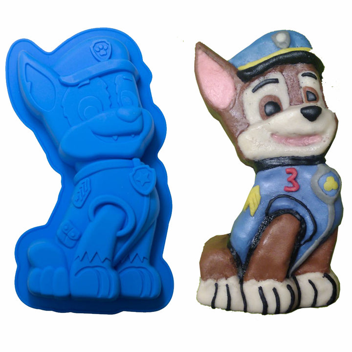 1 Silikon Backform Verleih, Chase Paw Patrol Hund zur Miete