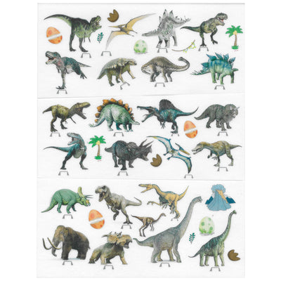 Muffin Deko, Dinosaurier, 18 Dinos plus 14 Dino Zubehör Motive, Esspapier