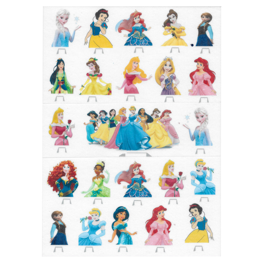 Muffin Deko, Disney Princess, 23 Stk, Reispapier
