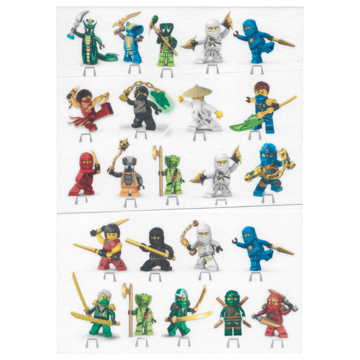 Muffin Deko, Lego Ninjago, 23 Stk, Esspapier kinderparties-shop