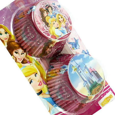 Muffin tin, Disney Princess, pack of 50 with 2 designs of 25 cups each image