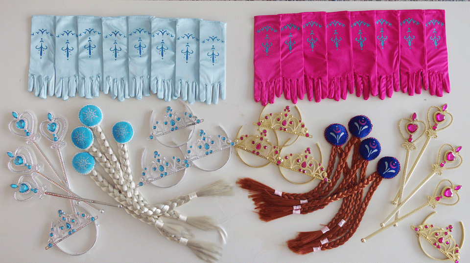 Kostümverleihkiste Frozen (Disney) Standard, inkl. Accessoires