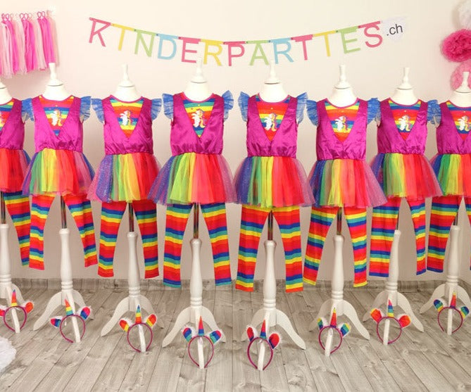 6 Einhorn-Party-Anhänger – Bunt, Aus Kunststoff, Für Kindergeburtstag & Mitgebsel