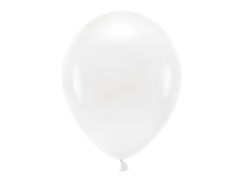 Luftballons weiss, Eco, 30 cm, 10er Pack