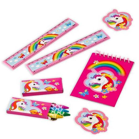 Mitgebsel Set Einhorn Regenbogen, Schreibset, 20-tlg image