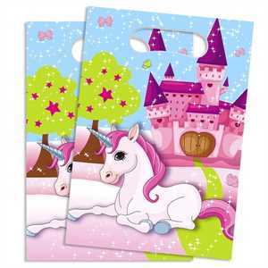 Mitgebsel Tüten, Einhorn "Unicorn", 6er Pack, Folie