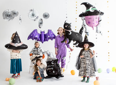 Hexenhut Folienballon, Hexen / Halloween Party, 67x58cm