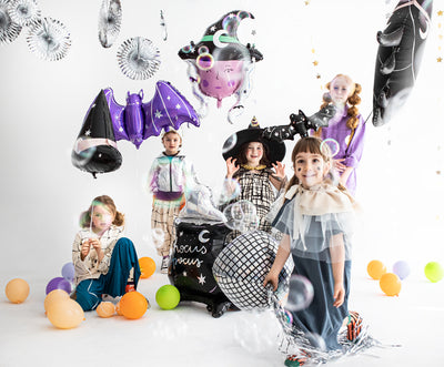 Hexenkessel Folienballon, Hexen / Halloween Party, 65x110cm