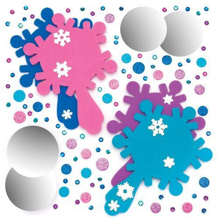 Craft set snow princess mirror, 4 pieces image