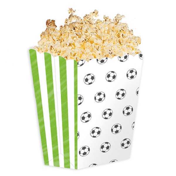 Popcornboxen, Fussball Party, 4 Stück