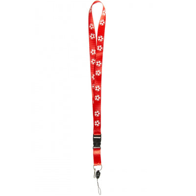 Fussball Ausweishalter / Schlüsselband, Lanyard, 1 Stk., versch. Farben