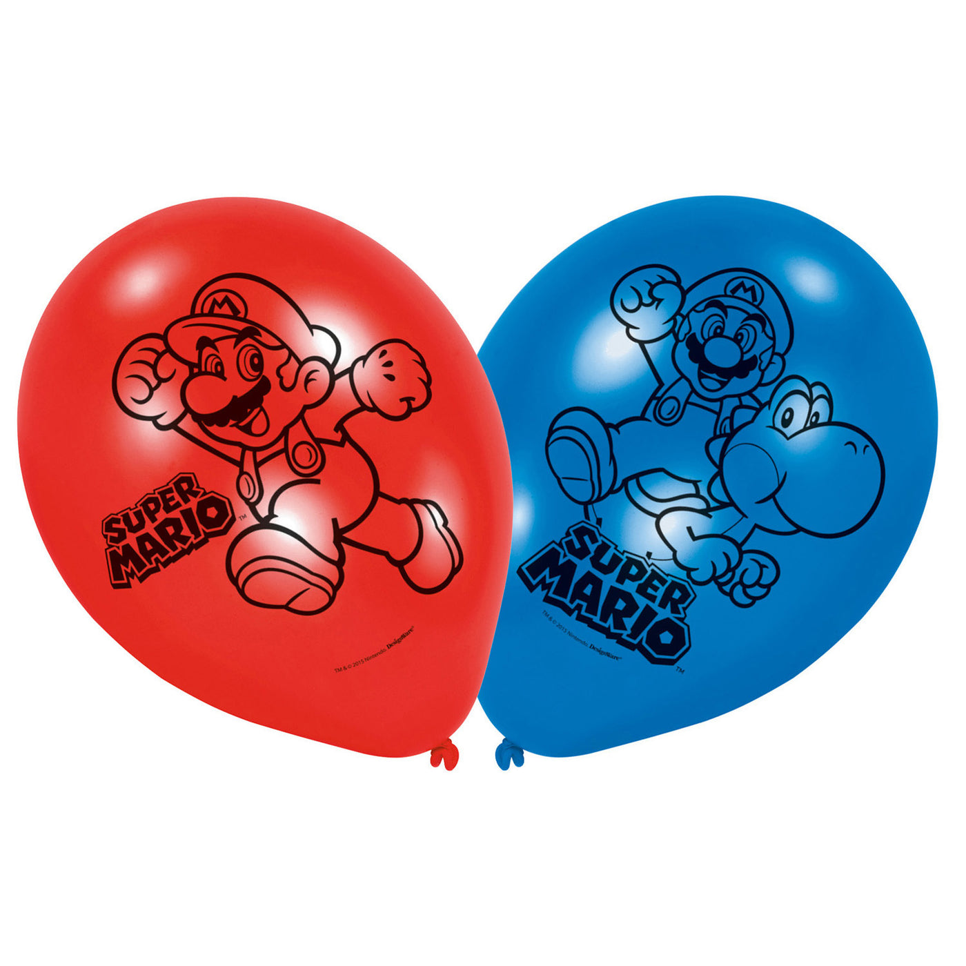 Gaming Party Super Mario Bros. Deko Kindergeburtstag Ballone Mario 22 cm