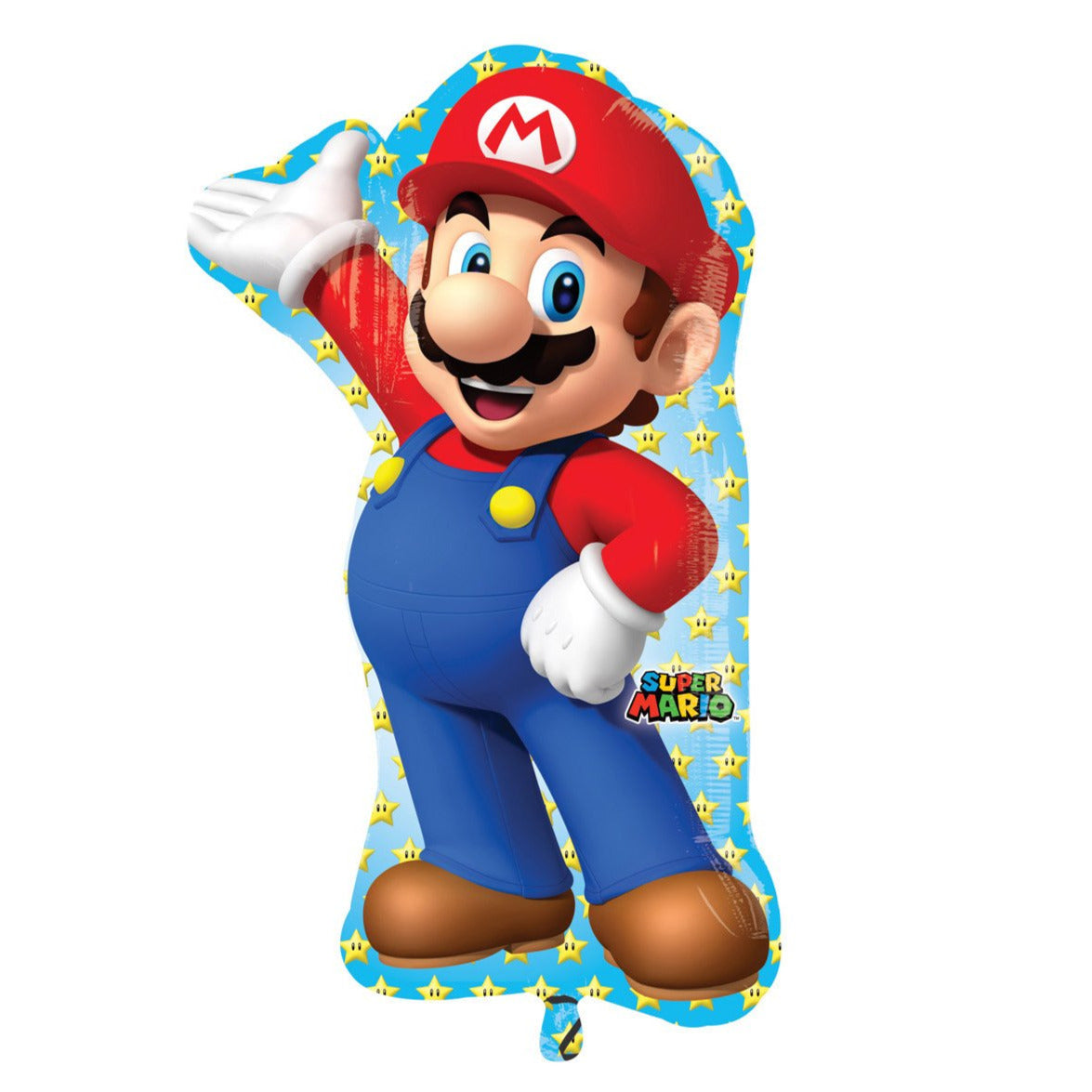 Gaming Party Super Mario Bros. Deko Kindergeburtstag Folienballon Mario 83x55 cm