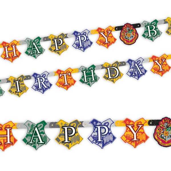Buchstabenkette "Harry Potter" 1,82m, Party Deko Motto-Party am Kindergeburtstag, Geburtstag