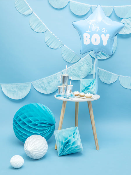 Luftrüssel hellblau, 6er Pack kinderparties-shop