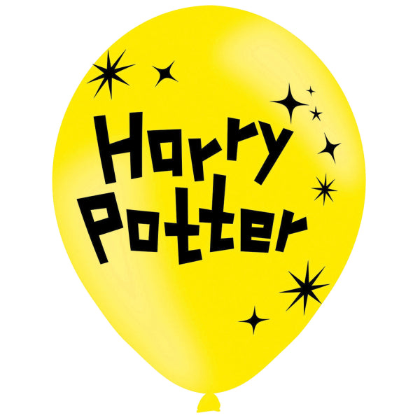 Luftballons Harry Potter, 6er Pack kinderparties-shop