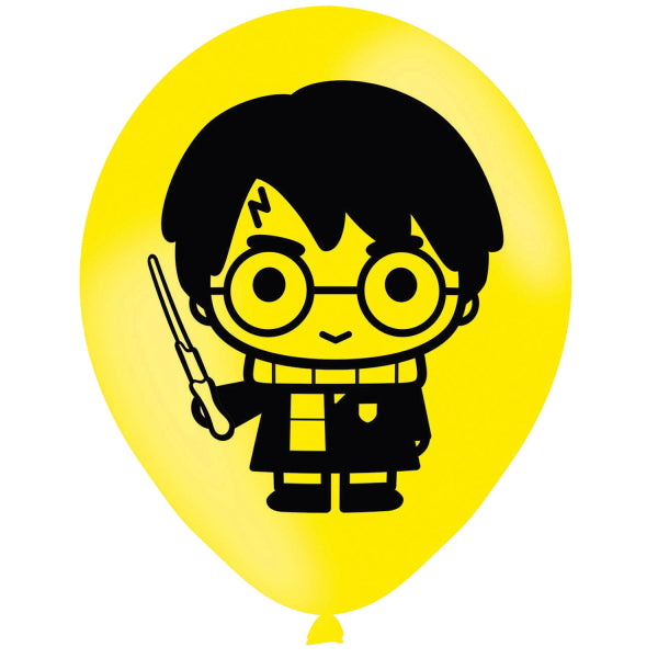 Luftballons Harry Potter, 6er Pack kinderparties-shop