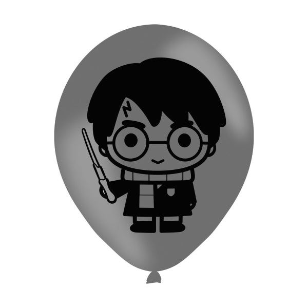 Luftballons Harry Potter, 6er Pack kinderparties-shop