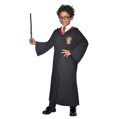 Harry Potter Kostüm mit Brille und Zauberstab, für Kinder, amscan, versch. Grössen