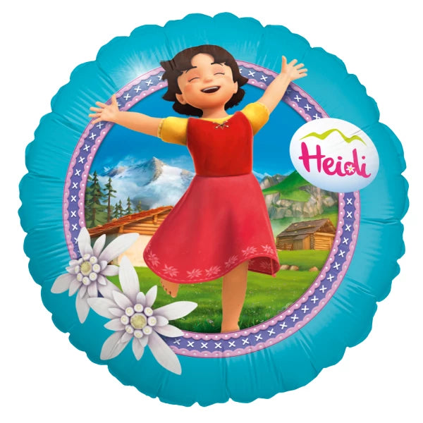 Heidi Folienballon - Rund Happy