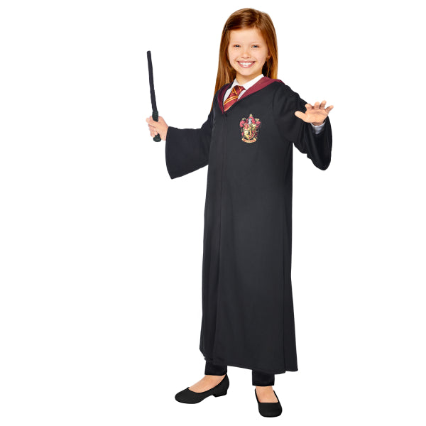 Hermine Granger Kostüm mit Zauberstab, für Kinder, amscan, versch. Grössen