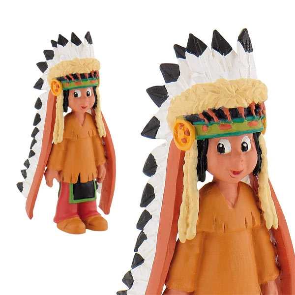 Tortenfiguren Indianer Yakari von Bullyland, versch. Figuren
