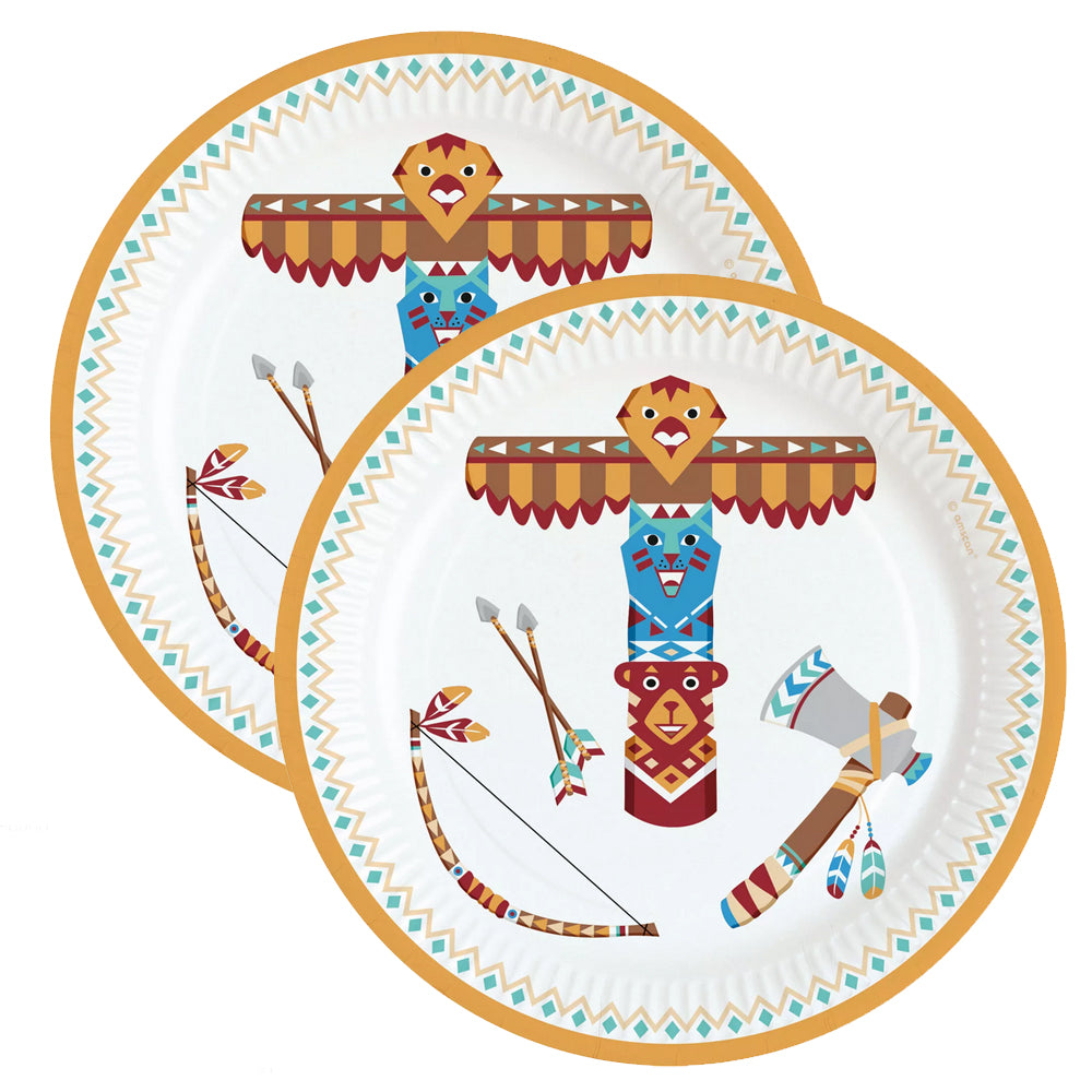 Indianer-Kuchen-Teller