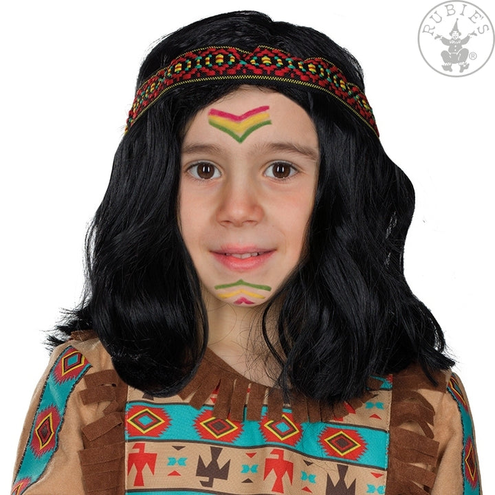 Accessoire Verleihkiste Indianer Kopfschmuck & Pfeil und Bogen