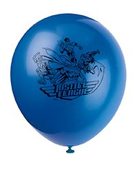 Justice League Luftballons, Superhelden Party, 8 St., 30cm