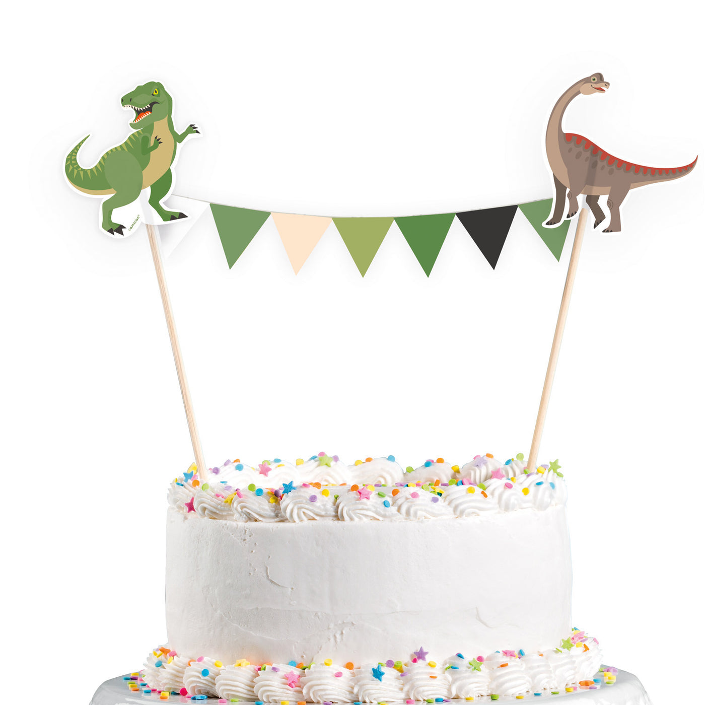 Kuchen Deko Set, Dinosaurier, 15x20 cm