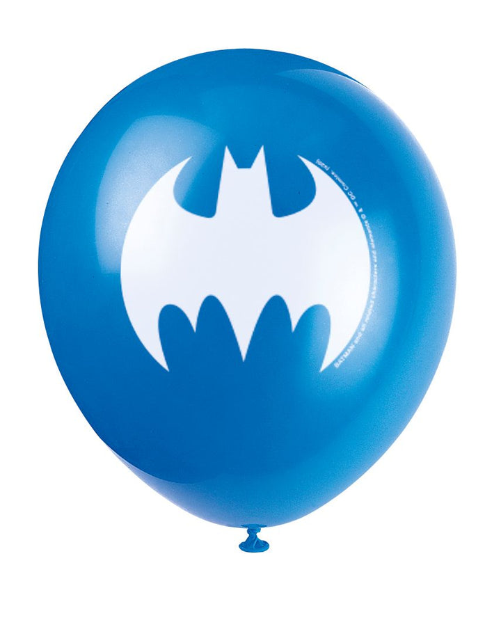 Luftballons Batman NEU, 8er Pack, 29cm kinderparties-shop