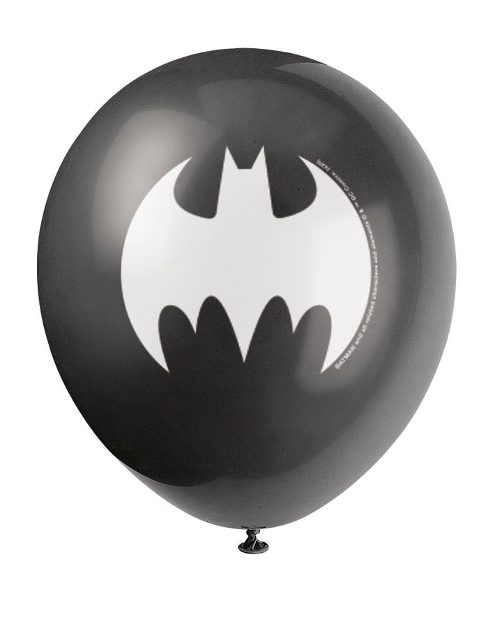 Luftballons Batman NEU, 8er Pack, 29cm kinderparties-shop