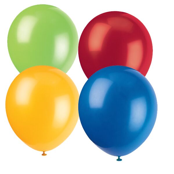 Luftballons, kunterbunt, 10er Pack