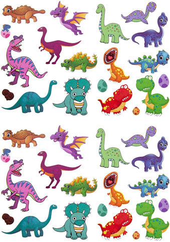 Muffin Deko, Dinosaurier, 28 Dinos, Esspapier, Geburtstagskuchen, Muffins, Kindergeburtstag, Motto-Party